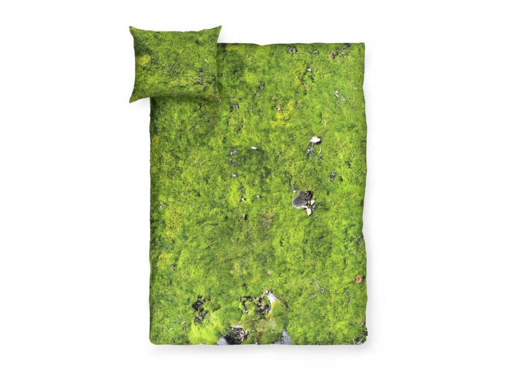 Single fitted bed sheet MOSS 140 x 200 cm, Foonka 