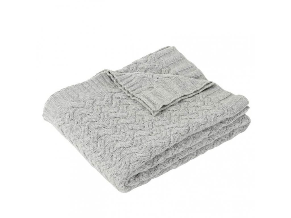 Blanket SNUGGLE Hübsch 130 x 200 cm grey