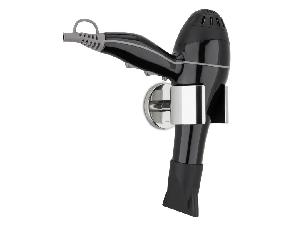 Wall hairdryer holder NEXIO polished stainless steel Blomus