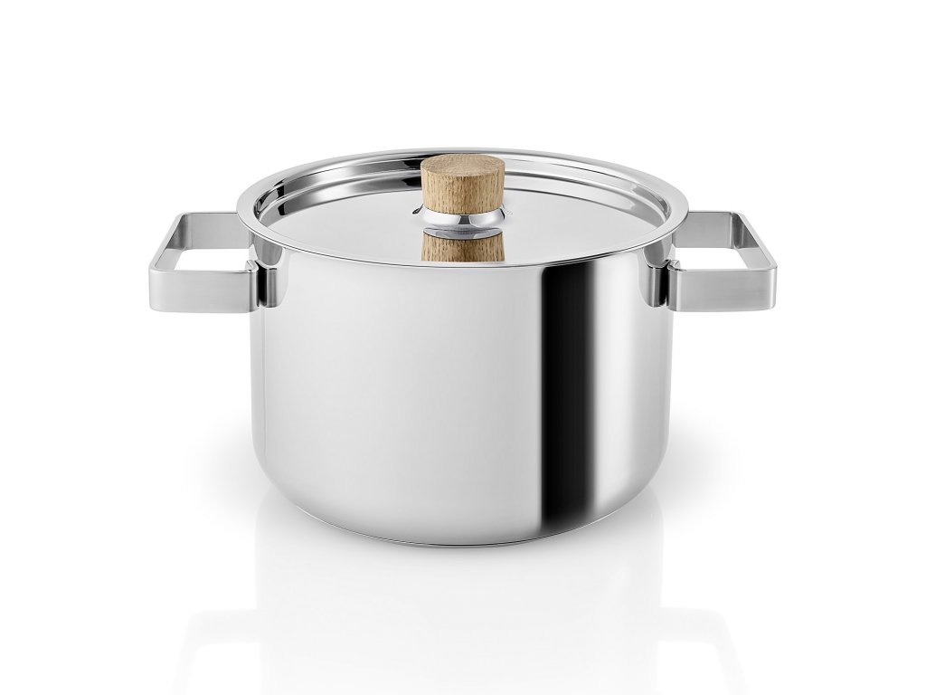 Pot NORDIC KITCHEN 3 l, 18 cm, lid with wooden handle, stainless steel, Eva Solo