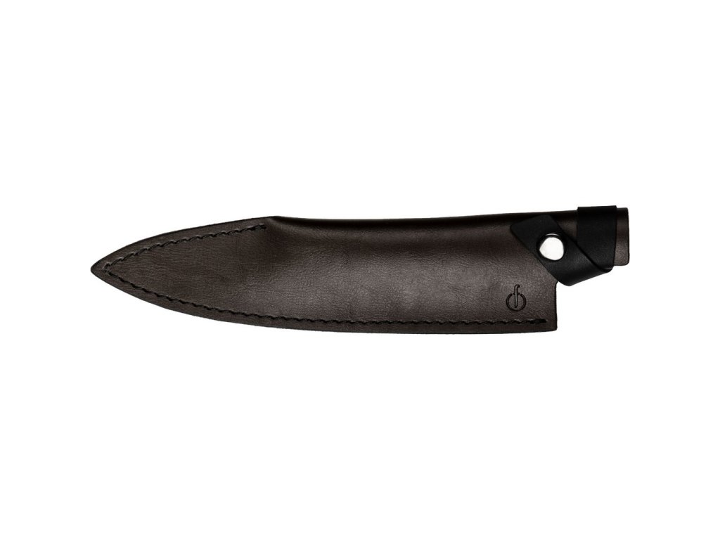 Knife sheath for chef's knife 22 cm, leather, Forged 