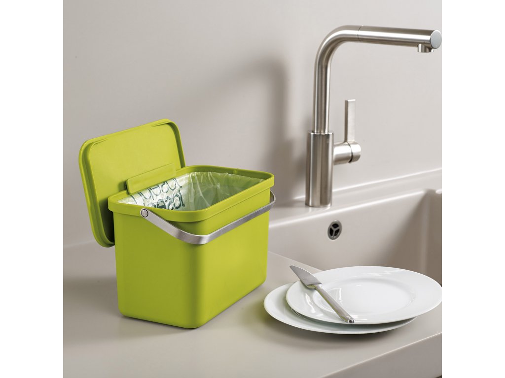 Compostable garbage bags 4 l IntelligentWaste™ IW2 Joseph Joseph