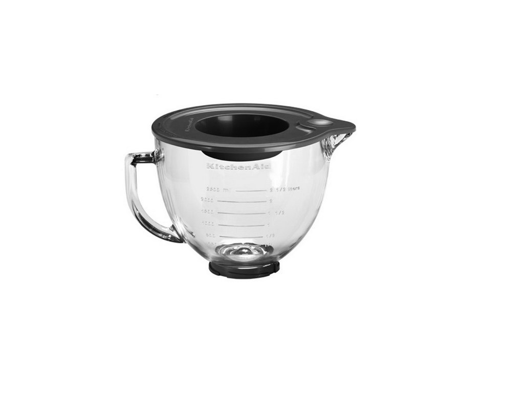 Stand mixer bowl 4,83 l 5KSM5GB, glass, KitchenAid 