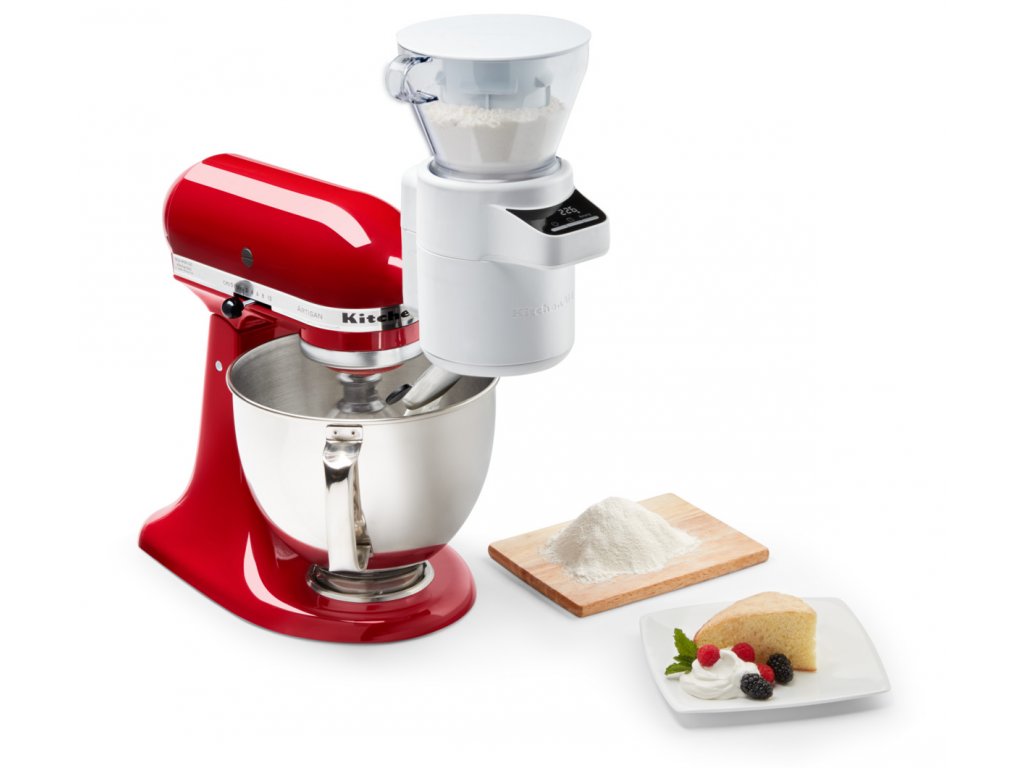Stand mixer sifter and scale attachment 5KSMSFTA, KitchenAid 