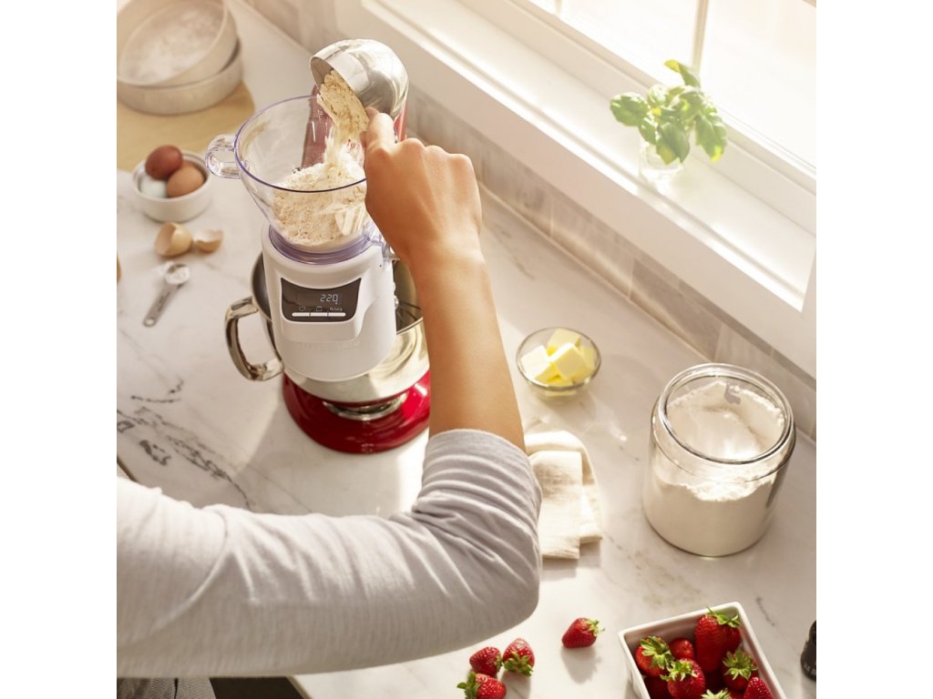 KitchenAid Sifter and Scale Attachment in White