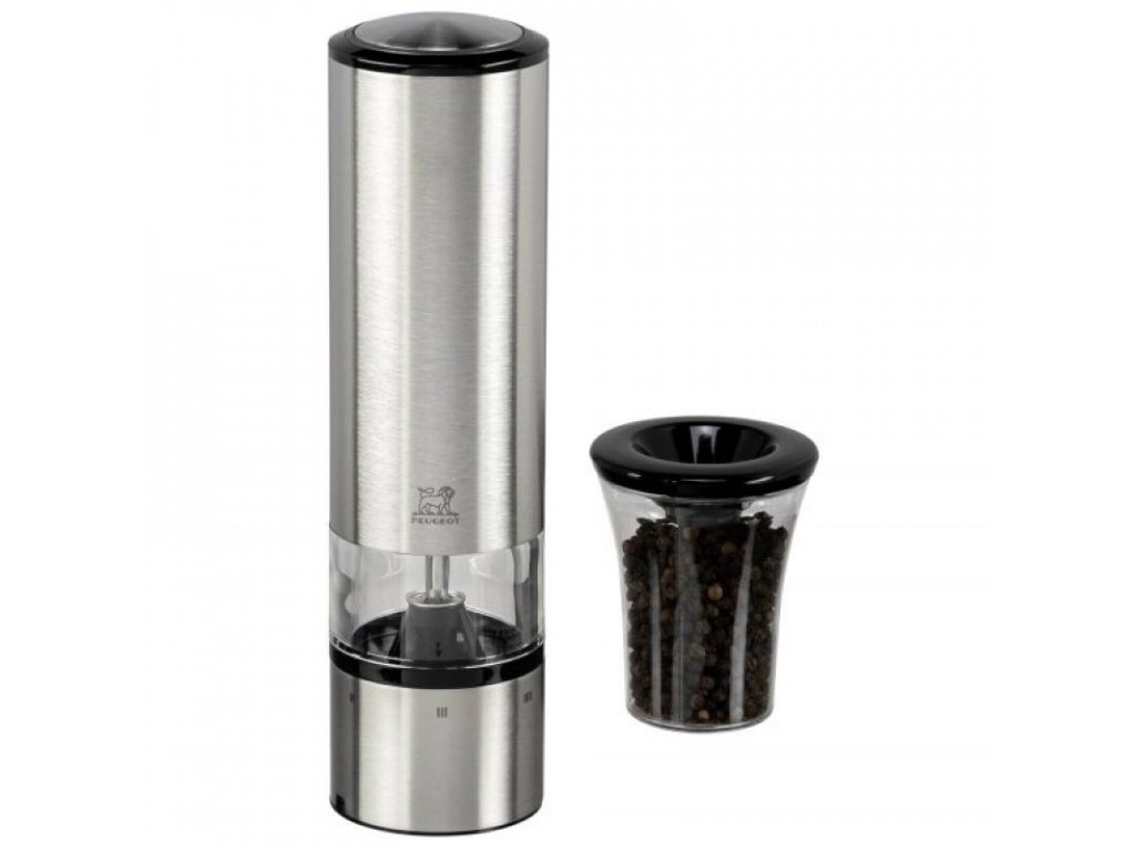 Peugeot Elis Sense Electric Salt & Pepper Mill Set, Stainless