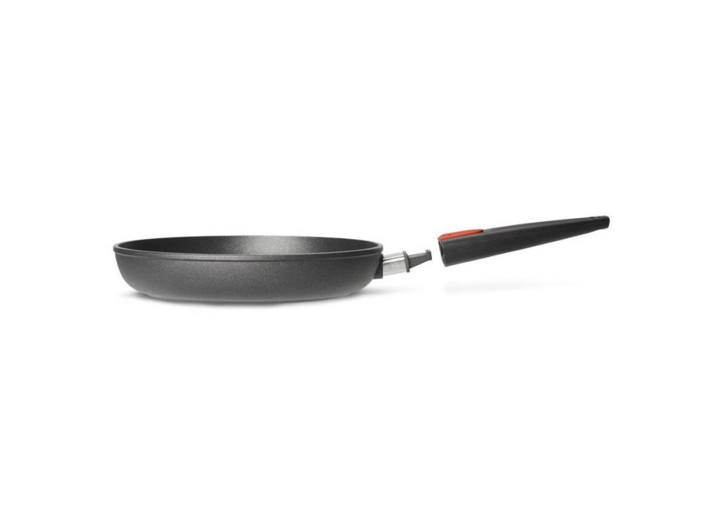 Non-stick pan TITANIUM NOWO 26 cm, for induction, removable handle,  titanium, WOLL 