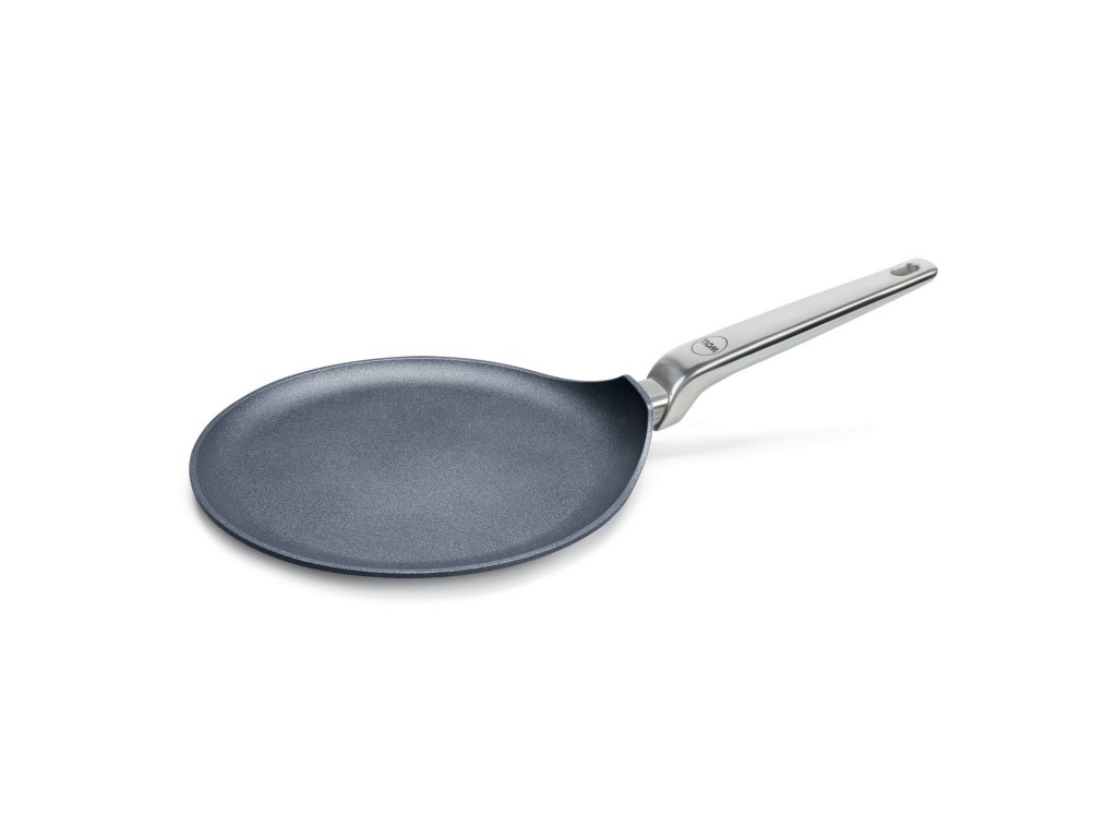 Crepe pan DIAMOND LITE PRO 26 cm, for induction, stainless steel handle,  titanium, WOLL 