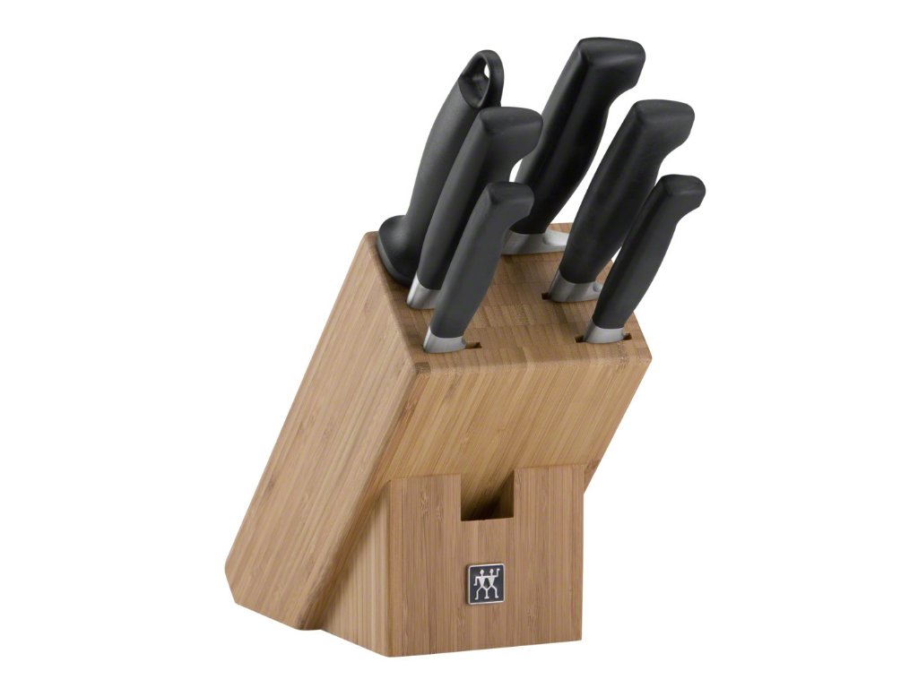 SMEG 7-Piece Knife Block Set in Black – CHROME