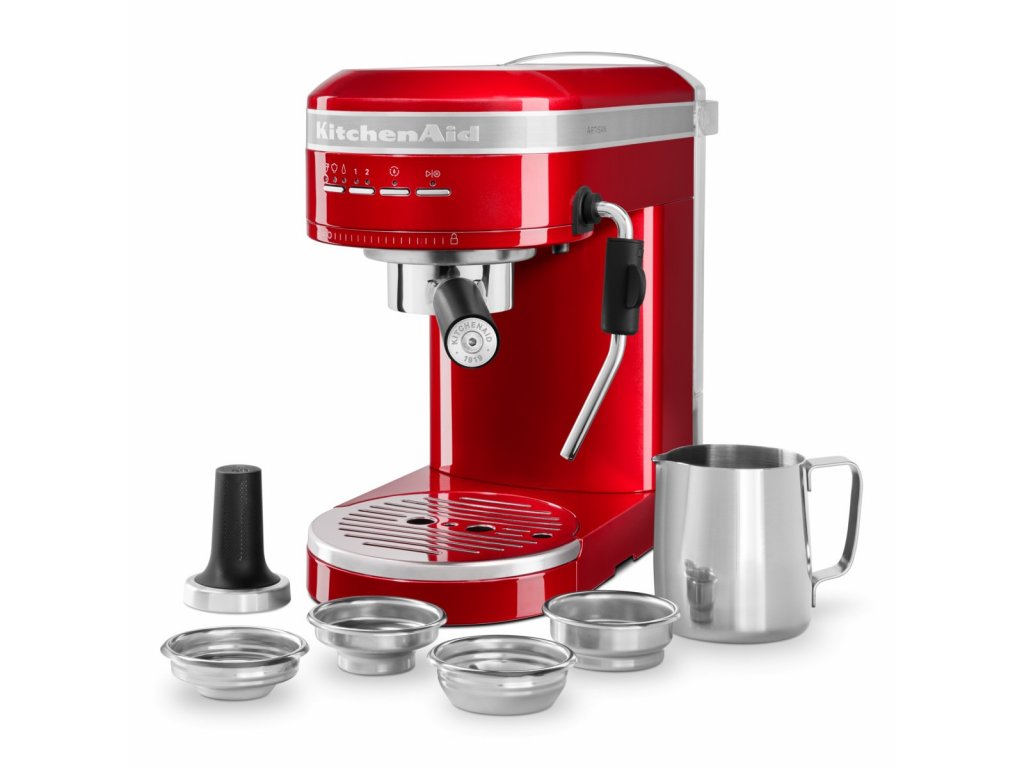 Semi-automatic coffee machine ARTISAN 5KES6503ECA, red metallic