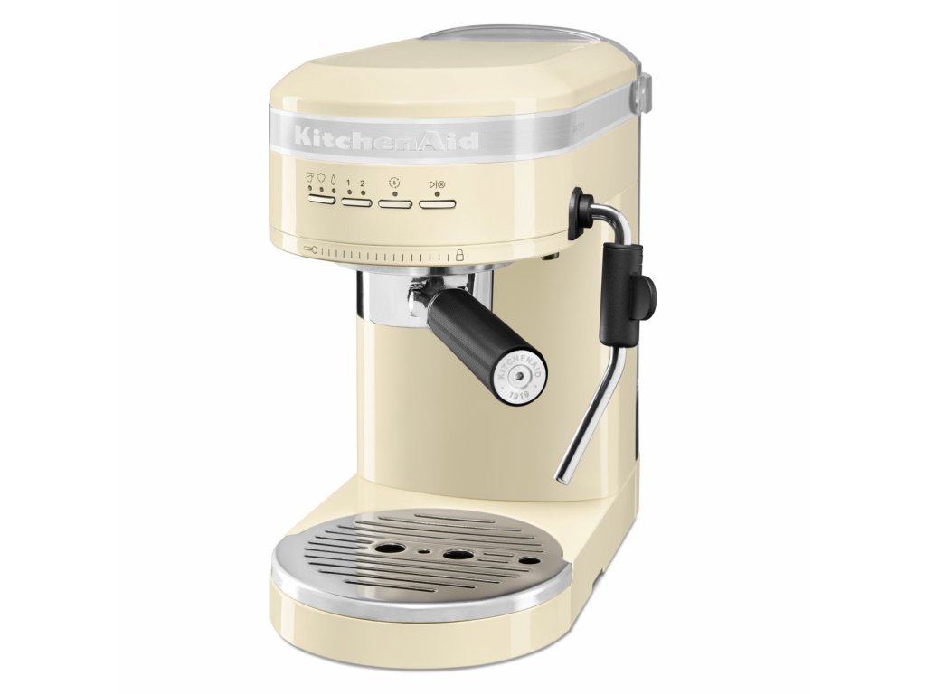 Artisan electric espresso machine, 1470W, Charcoal Gray color