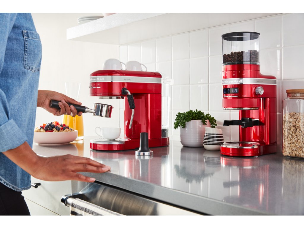 Coffee grinder Artisan 5KCG8433ECA, red metallic, KitchenAid