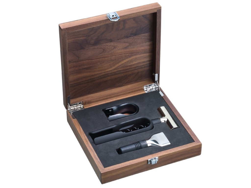 Wine accessories set SOMMELIER BARIC, 3 pcs, wooden gift box, WMF 