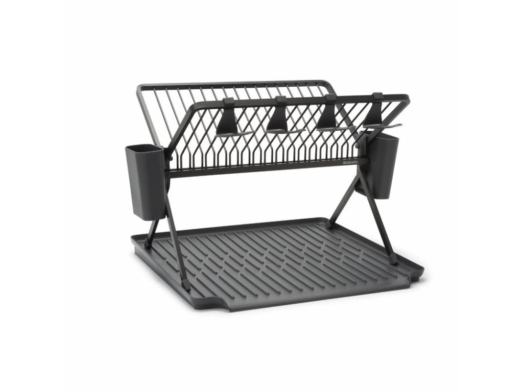 Dish Rack Foldable Dish Drying Rack With Drip Tray For Hanging Dish Drainer  Plate Storage Rack Dish