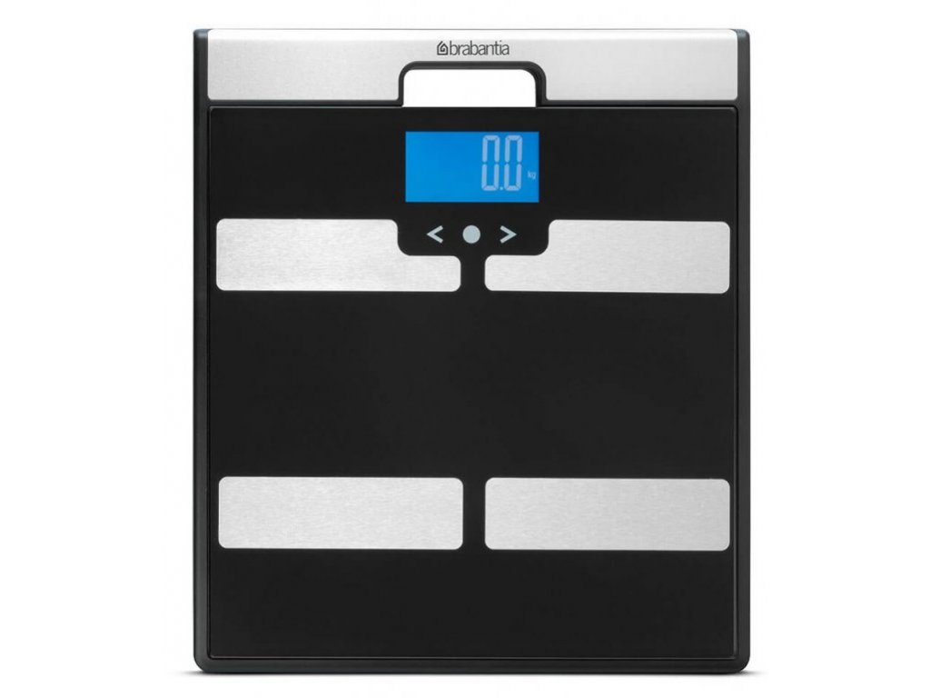 Digital body weight scale, black, Brabantia 