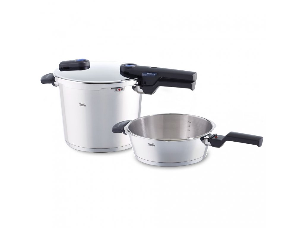 Pressure cooker VITAQUICK set of 2 pcs 6 l 2 5 l Fissler