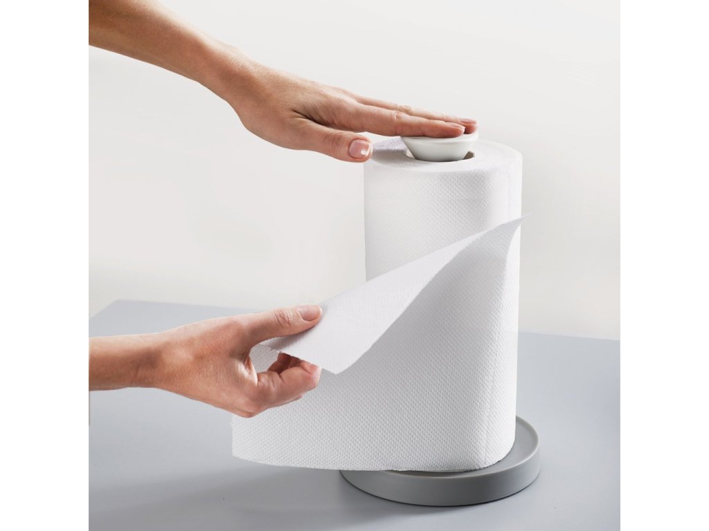 Buy Joseph Joseph Grey Push And Tear Kitchen Roll Holder from Next USA