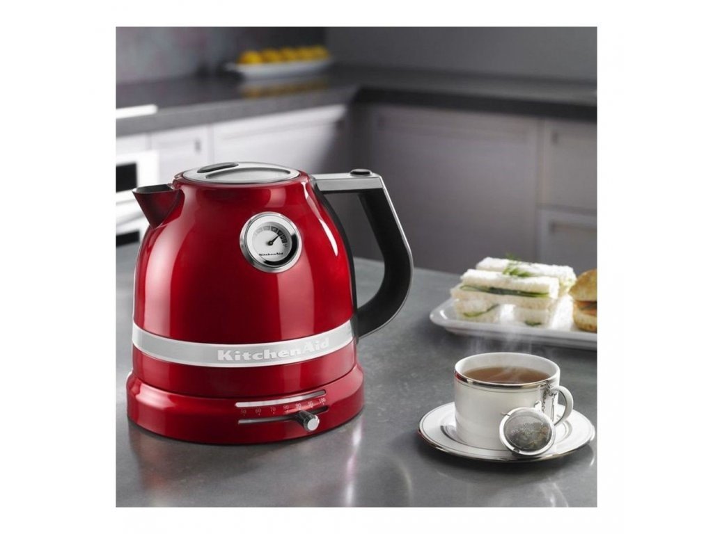 Electric kettle ARTISAN 1,5 l, silver grey, KitchenAid 