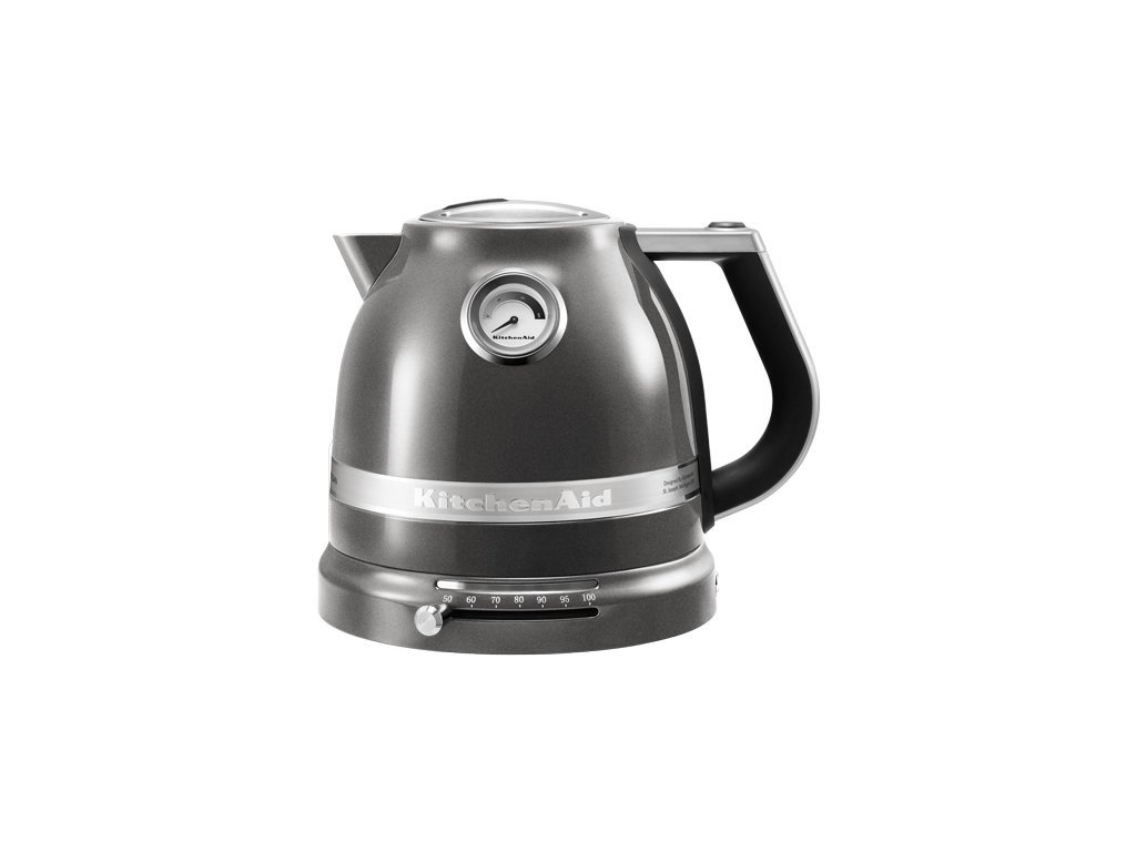 Electric kettle, Artisan 1.5L, Medallion Silver color - KitchenAid brand