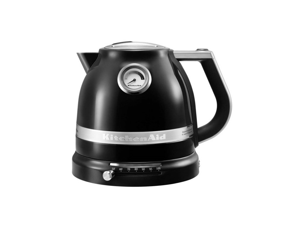 KitchenAid 1.5 Liter Electric Kettle with Dual-Wall Insulation in Onyx  Black