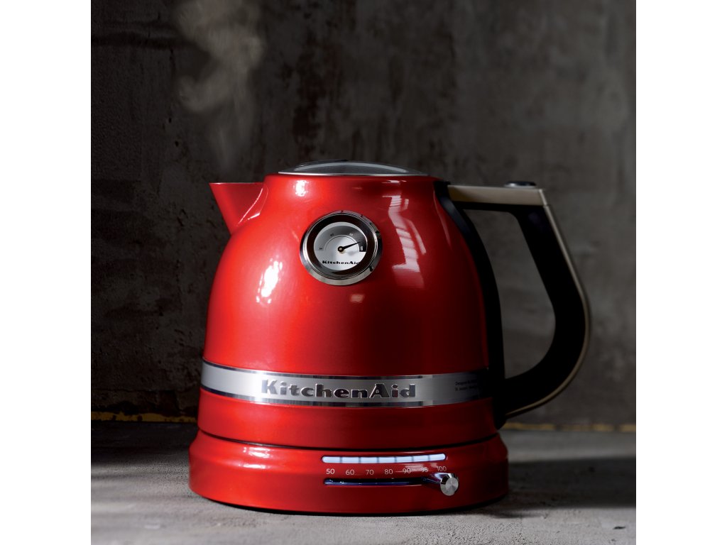 Electric kettle ARTISAN 1,5 l, cast iron black, KitchenAid 