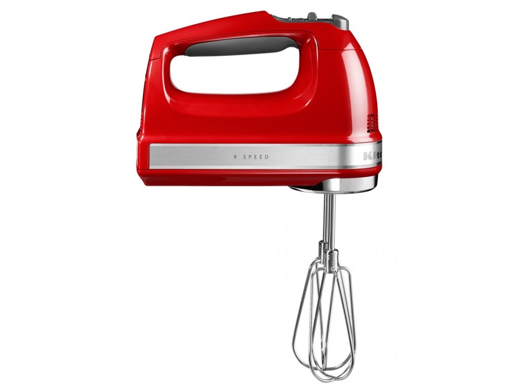 KitchenAid 9 Speed Red Hand Mixer with Accessory Pack - Shop