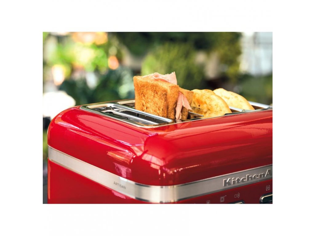 Toaster ARTISAN, 4 slice, red metallic, KitchenAid 