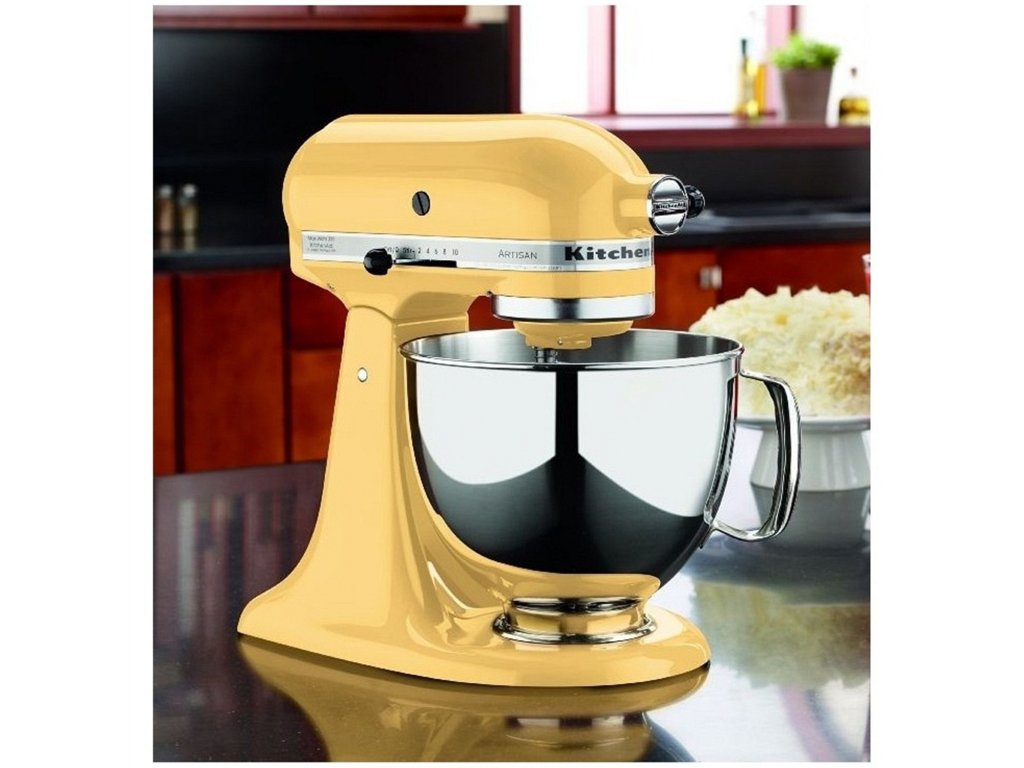 KitchenAid 5-Quart Stand Mixer Glass Bowl, Majestic Yellow