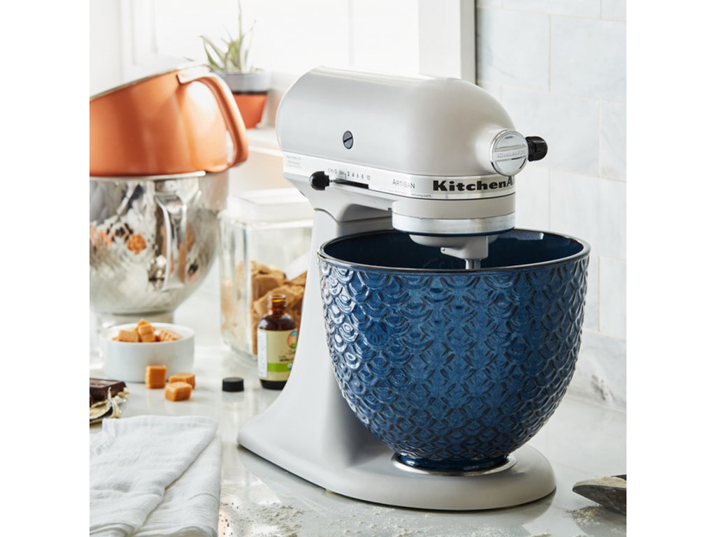 Stand mixer bowl 4,83 l, dark blue, ceramic, KitchenAid 