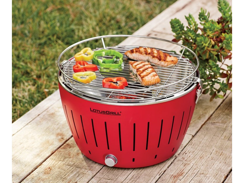 Table charcoal grill XL, blue, LotusGrill
