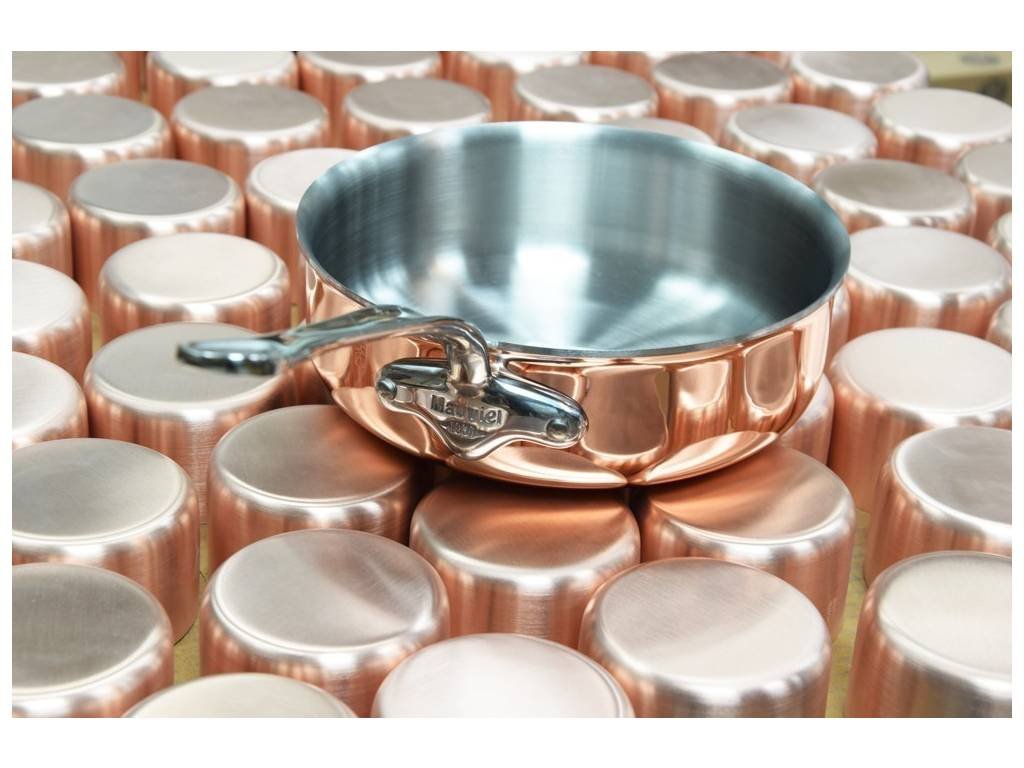 Saute pan M´6S 24 cm, copper, Mauviel