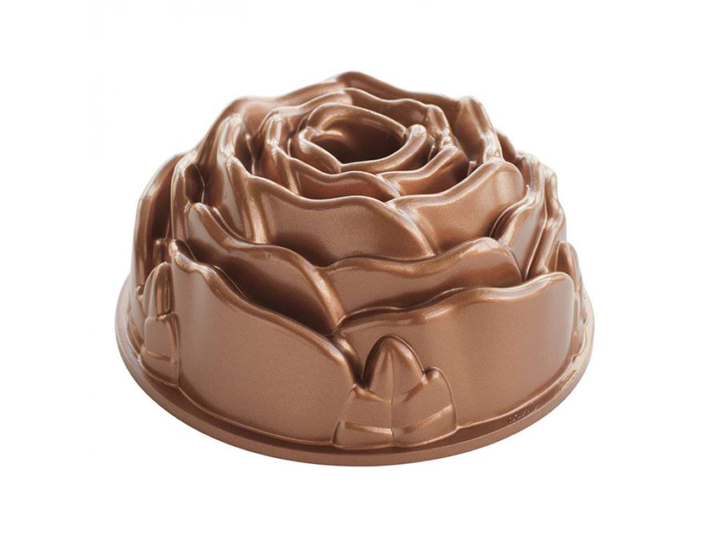 Form for bundt cake rose Rose Bundt® copper Nordic Ware - Kulina.com