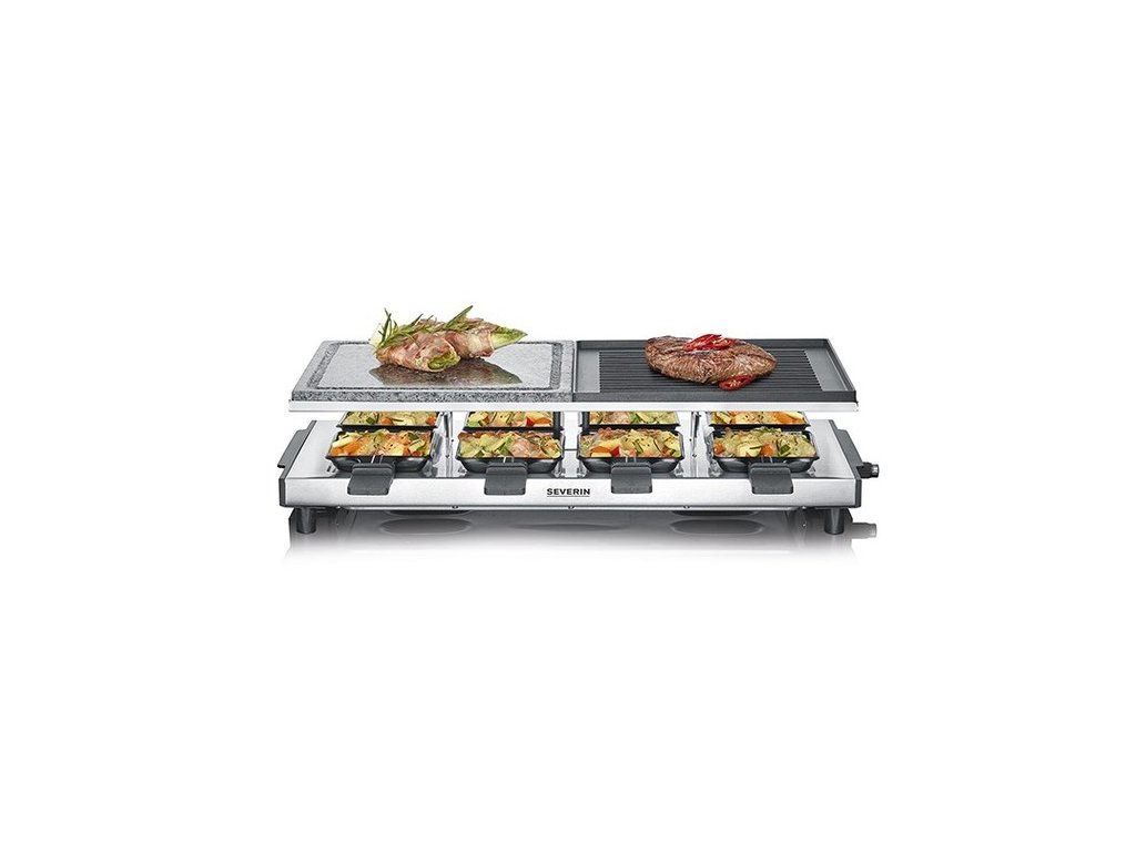 Severin RG 2372 Raclette Grill with Cooking Stone for 8 Persons
