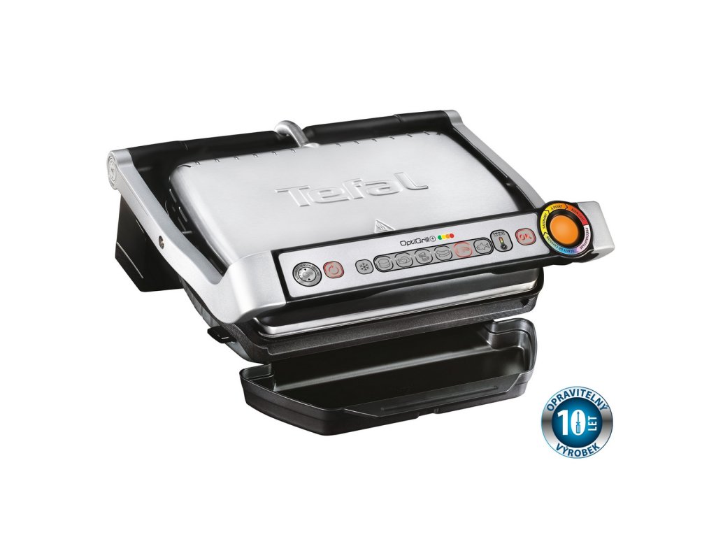 Tefal GC722D Optigrill XL Stainless Steel Grill Steak Fish Burger  Vegetables New