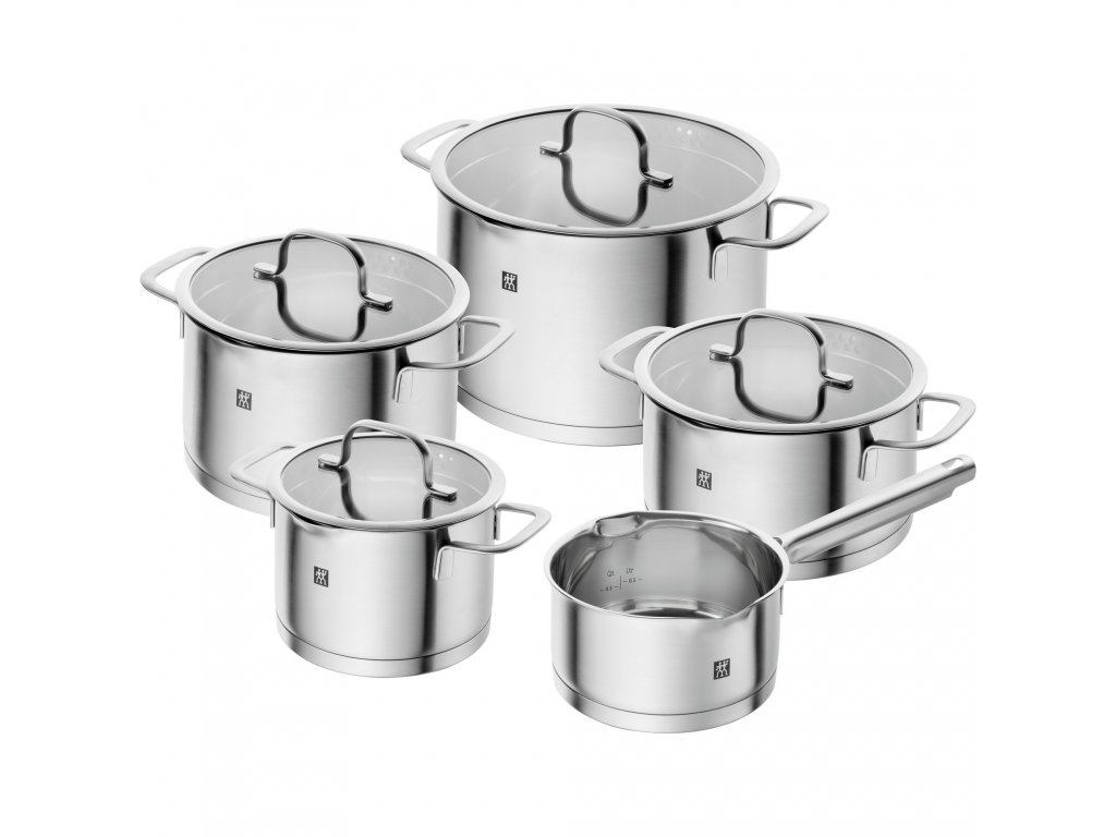 True Flow Pot Set Stainless Steel 3 Pieces - Zwilling @ RoyalDesign