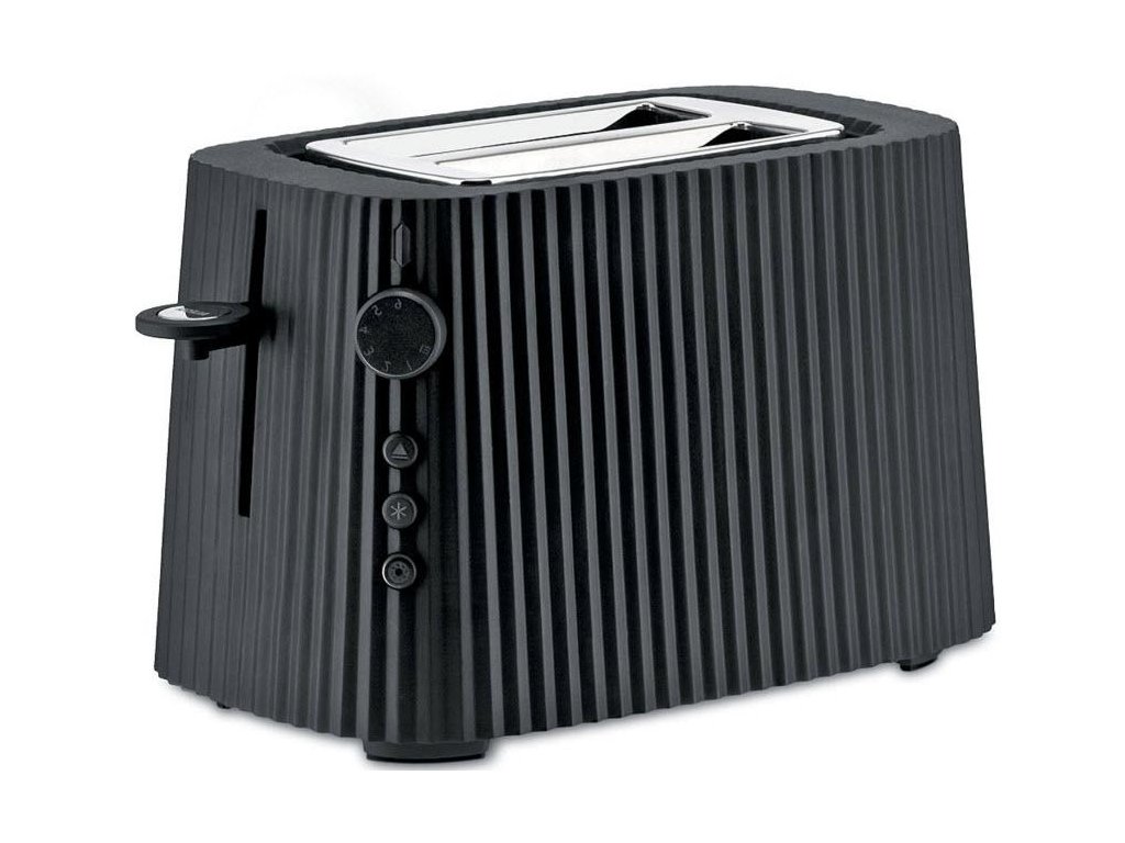Plissé toaster Alessi black