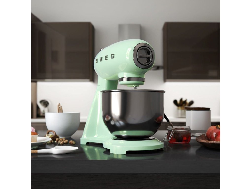 Stand mixer SMF03PGEU pastel green Smeg