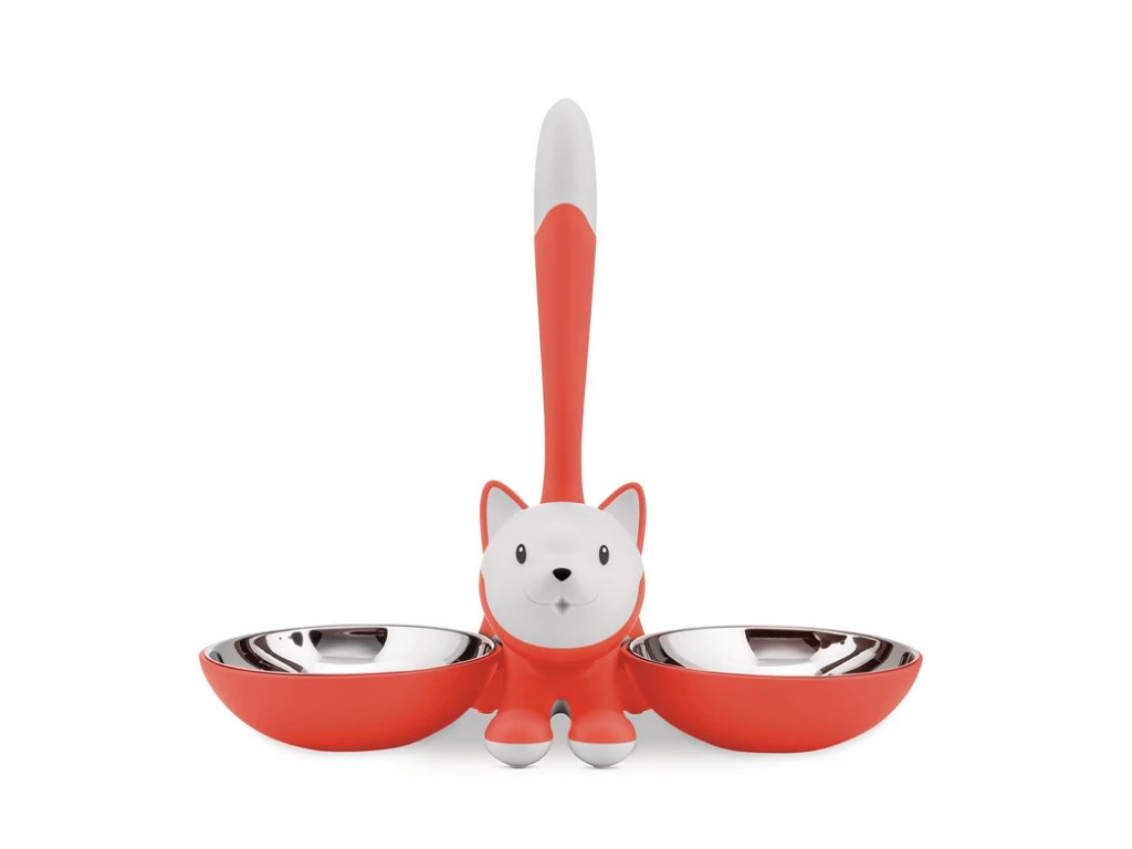 Cat bowl Tigrito Alessi red