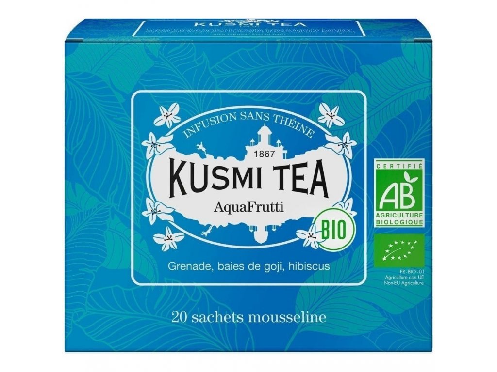 Organic infusion Aqua Summer - Metal box - Kusmi Tea