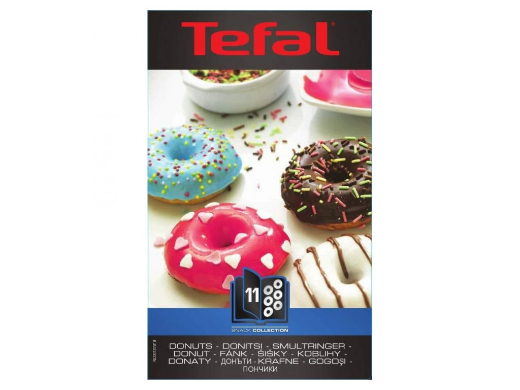 Donut plate for sandwich and waffle maker SNACK COLLECTION XA801112, set of  2 pcs, Tefal 