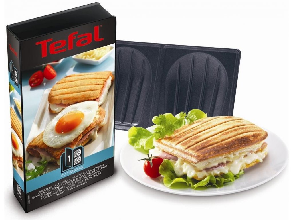 Toast plate SNACK COLLECTION XA800112, set of 2 pcs, Tefal