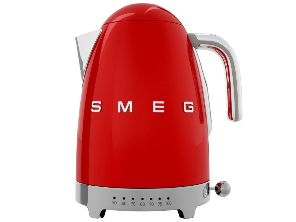 Temperature control kettle KLF04RDEU 1,7 l, red, Smeg