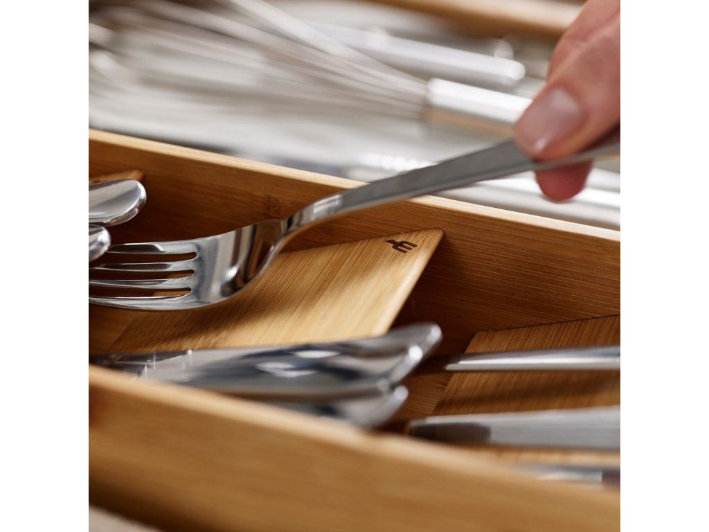 Cutlery tray DRAWERSTORE 85168 40 cm, bamboo, Joseph Joseph