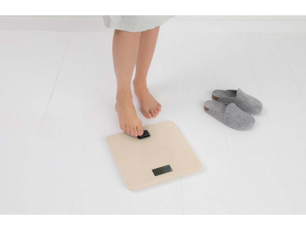 Bathroom Scale ReNew, Battery Free - Soft Beige