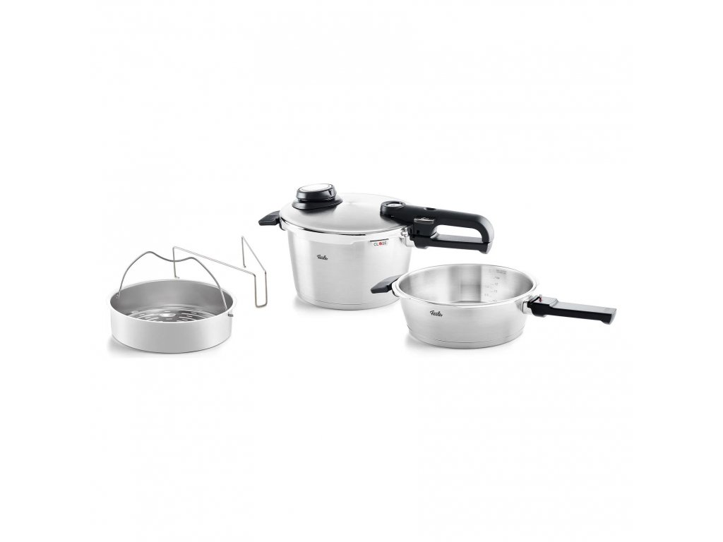 Pressure cooker VITAQUICK PREMIUM set of 2 pcs 4 5 l and 2 5 l Fissler