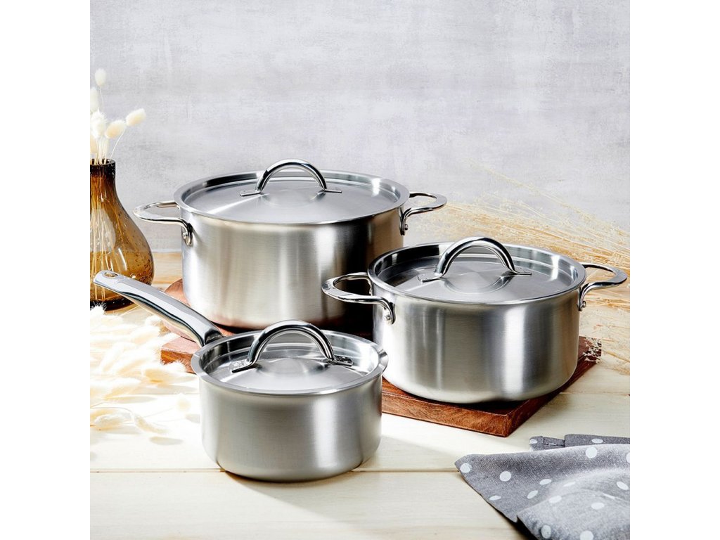 6PCS Stainless Steel Kitchenware Set for Stock Pot in Big Capacity
