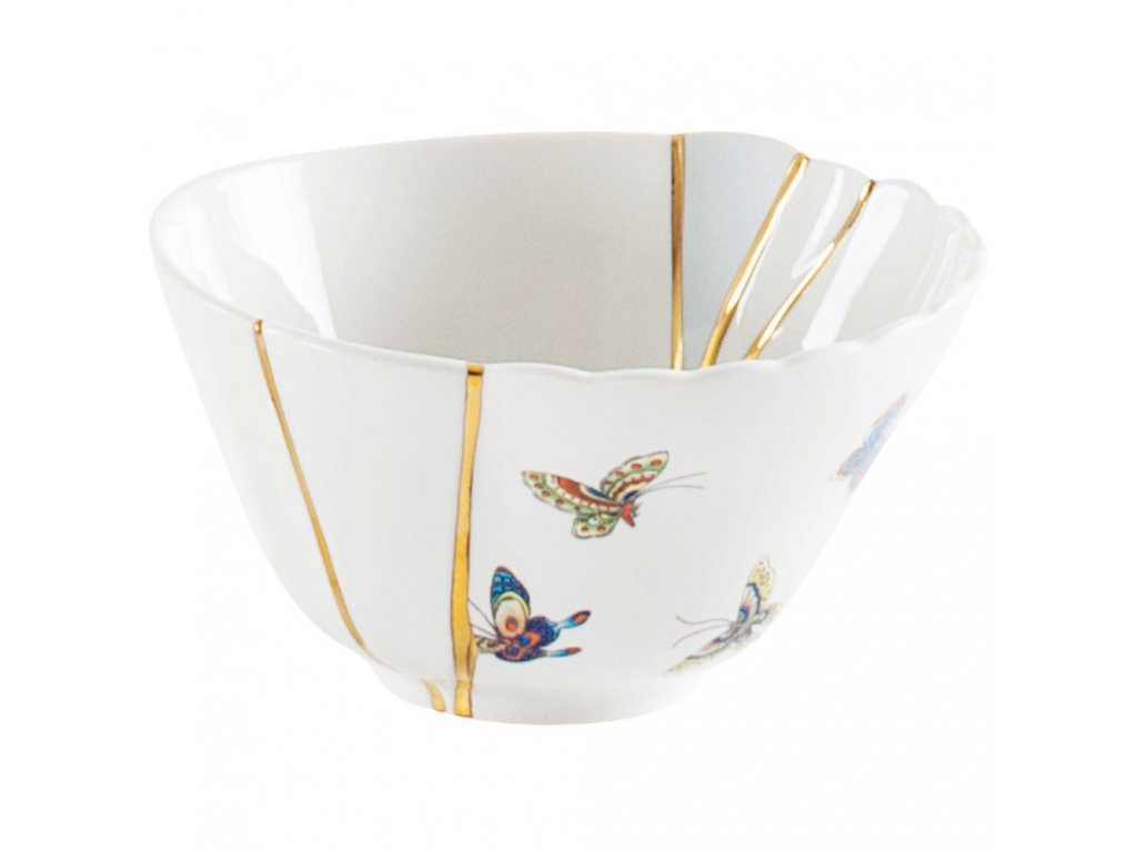 Serving bowl KINTSUGI 2 11,5 cm, white, Seletti 