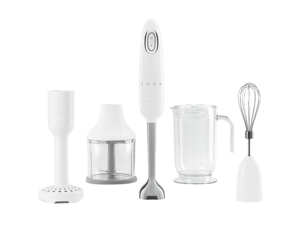 Hand blender with accessories HBF22WHEU Smeg white