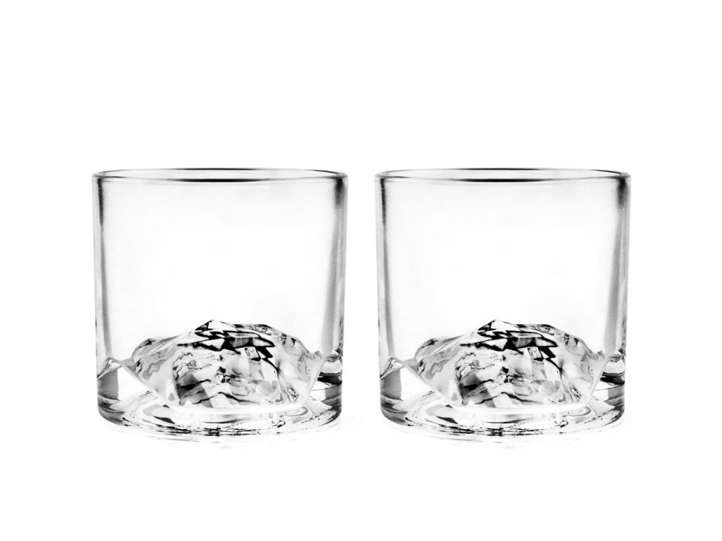 Whiskey Glass, Clean Glass Set, Dishwasher-Safe, Wine Gift, 2-Piece Set