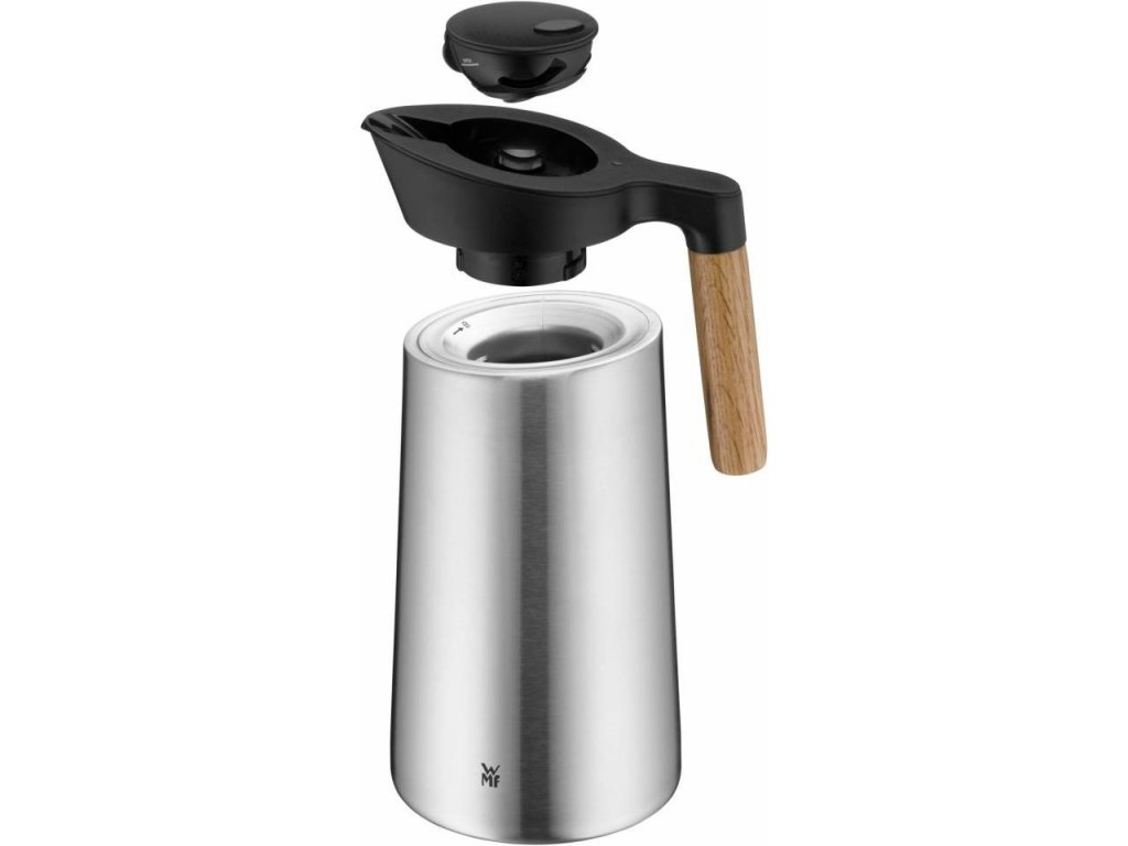  1L Large Capacity Coffee Carafe with Detachable Wooden
